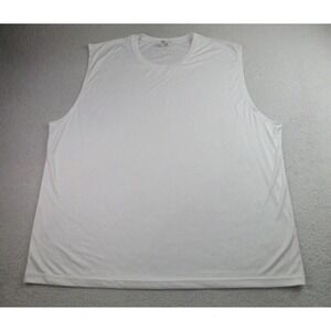 NWOT Alo Tank Top Mens 3XL White Sleeveless Performance Yoga Muscle Training Gym